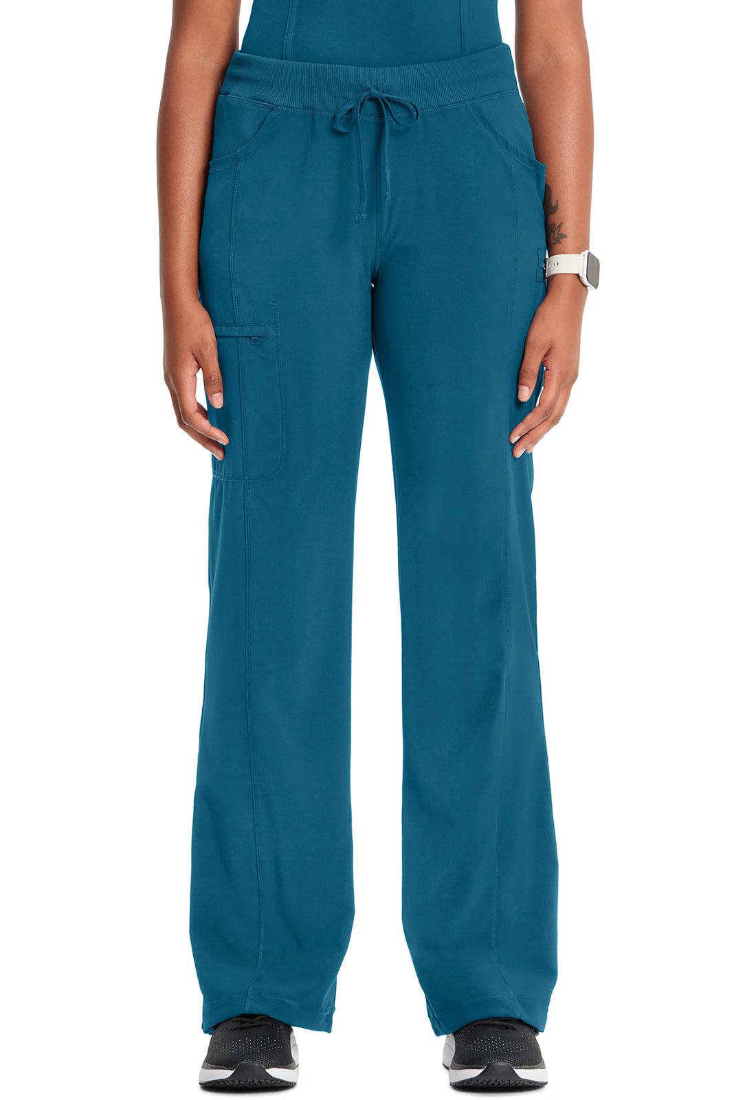 Women's Straight Leg Drawstring Pant - Caribbean Blue